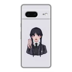 Чохли Венсдей на Google Pixel 7 Уенсдей (AlphaPrint) (Венздей і Річ)