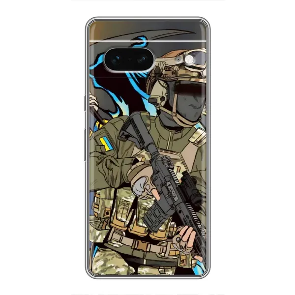 Чохол з принтом «Воїн ЗСУ» для Google Pixel 7 Чохол з принтом «Воїн ЗСУ» для Google Pixel 7