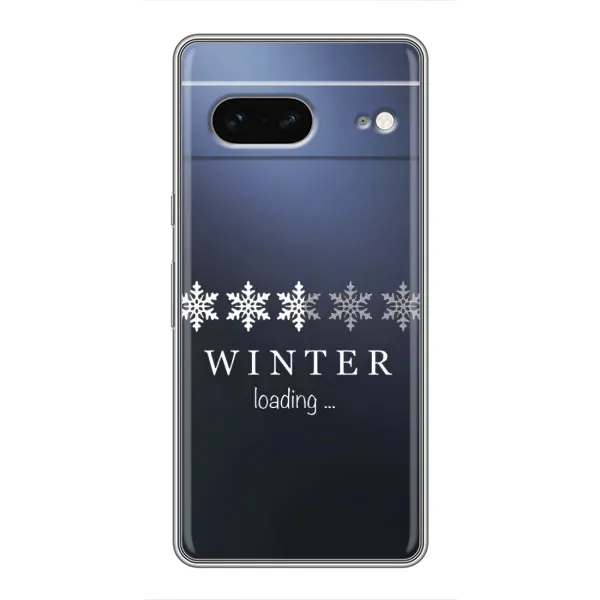 Чохол з принтом «Winter loading» для Google Pixel 7 Чохол з принтом «Winter loading» для Google Pixel 7