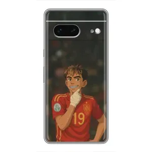 Чохол з футболістом Ламін Ямаль Google Pixel 7 (Ямаль аніме)