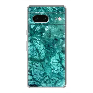 Мраморный чехол на Google Pixel 7 (VPrint) (Зеленый мрамор)