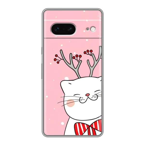 Чехол с принтом «Зимний кот» для Google Pixel 7 Чехол с принтом «Зимний кот» для Google Pixel 7