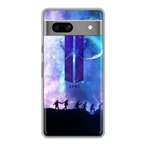 Чехол с принтом «Army BTS» для Google Pixel 7A