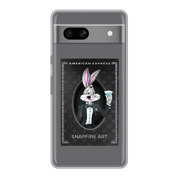 Чохол з принтом «Бакс Бані LV» для Google Pixel 7A