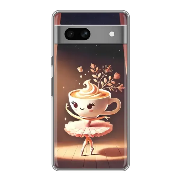 Чохол з принтом «Балерина капучина» для Google Pixel 7A