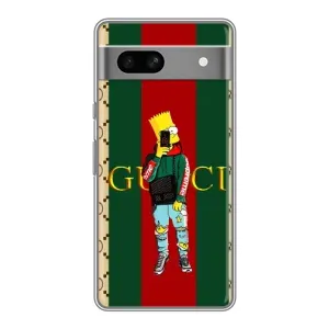 Бренднові Чохли для Google Pixel 7A - (PREMIUMPrint) (Барт ГУЧЧІ)