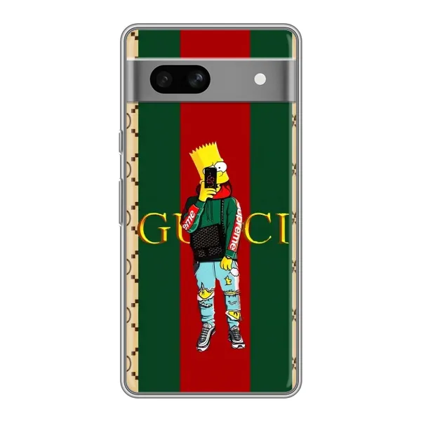 Чохол з принтом «Барт ГУЧЧІ» для Google Pixel 7A