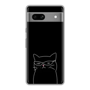 Чохол з малюнком кіт на Google Pixel 7A (Байдужий кіт)