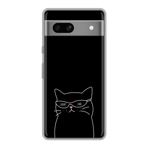 Чохол з принтом «Байдужий кіт» для Google Pixel 7A Чохол з принтом «Байдужий кіт» для Google Pixel 7A