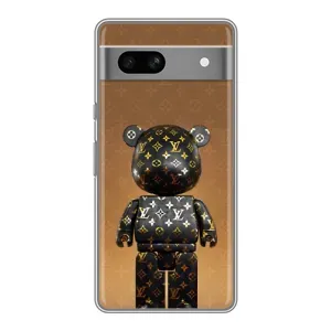 Чехлы для Google Pixel 7A - Bearbrick Louis Vuitton (PREMIUMPrint)