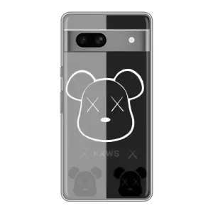 Чохли для Google Pixel 7A - Bearbrick Louis Vuitton (PREMIUMPrint) (БеарБрік очі)
