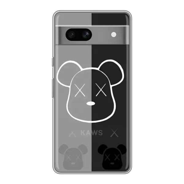 Чохол з принтом «БеарБрік очі» для Google Pixel 7A