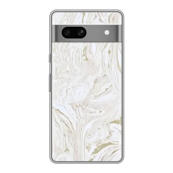 Чехол с принтом «Белый мрамор» для Google Pixel 7A Чехол с принтом «Белый мрамор» для Google Pixel 7A