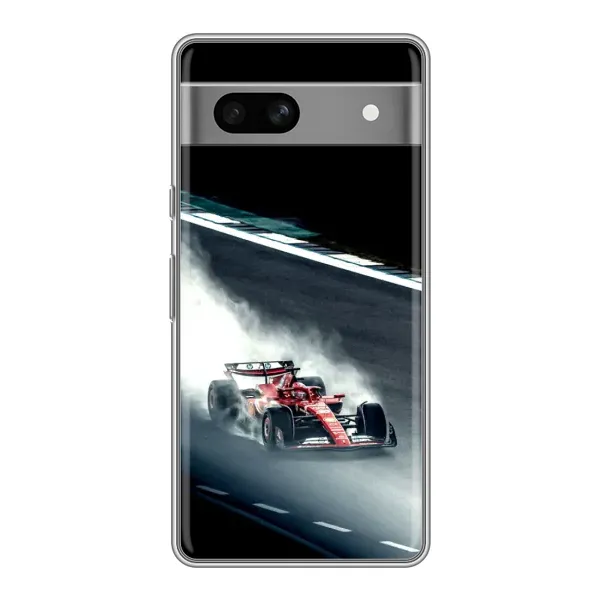Чохол з принтом «Болід гоночний» для Google Pixel 7A