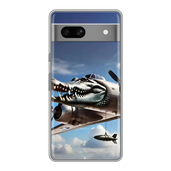 Чохол з принтом «Бомбардіро крокоділо» для Google Pixel 7A