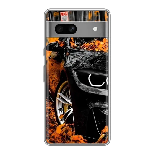 Чохол з принтом «Чорна Машина» для Google Pixel 7A
