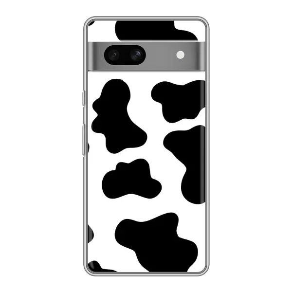Чохол з принтом «Чорная Буренка» для Google Pixel 7A