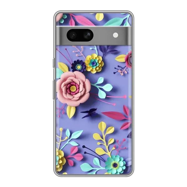 Чохол з принтом «Дизайн квітів» для Google Pixel 7A Чохол з принтом «Дизайн квітів» для Google Pixel 7A
