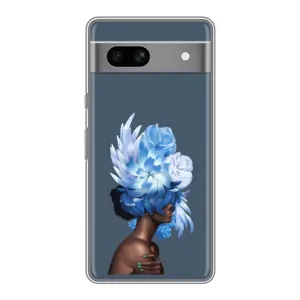 Чехлы (ART) Цветы на Google Pixel 7A (VPrint) (Цветы на голове)