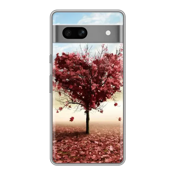 Чехол с принтом «Дерево сердце» для Google Pixel 7A