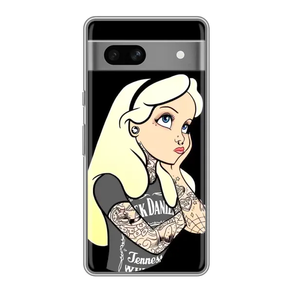 Чохол з принтом «Дівчина в тату» для Google Pixel 7A