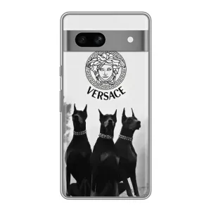 Чохли VERSACE для Гоогле Піксел 7А (PREMIUMPrint) (Доберман Версаче)