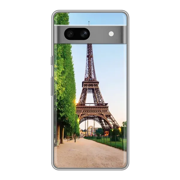 Чохол з принтом «Дорога до Парижу» для Google Pixel 7A