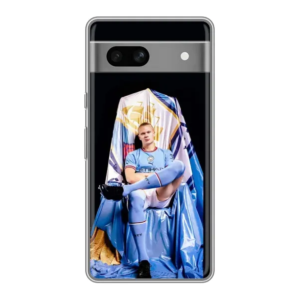 Чохол з принтом «футболіст Холанн» для Google Pixel 7A