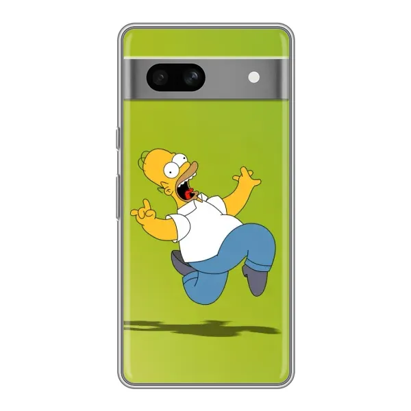 Чехол с принтом «Гомер Симпсон» для Google Pixel 7A