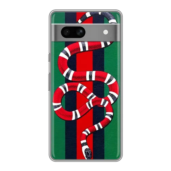 Чехол с принтом «Gucci змия» для Google Pixel 7A
