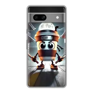 Чохол з мемом Тралалело тралала на Google Pixel 7A (Капучіно асасіно)