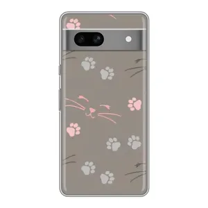 Чохол з малюнком кіт на Google Pixel 7A (Лапи і вуса)