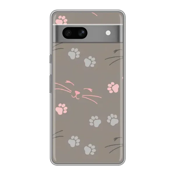 Чохол з принтом «Лапи і вуса» для Google Pixel 7A Чохол з принтом «Лапи і вуса» для Google Pixel 7A
