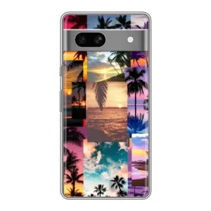 Силиконовый чехол с КАРТИНКАМИ лето для Google Pixel 7A (AlphaPrint) (Летний отпуск)