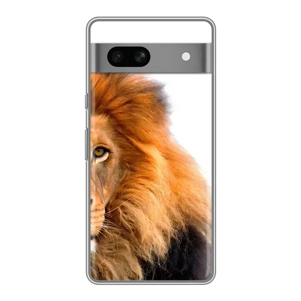 Чохол з принтом «Лев грива» для Google Pixel 7A