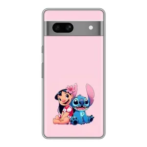 Чохол з принтом Стіч на Google Pixel 7A (Ліло і Стіч)