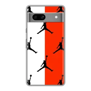 Чехлы для Google Pixel 7A - с картинкой JORDAN (AlphaPrint) (Лого Джордан)