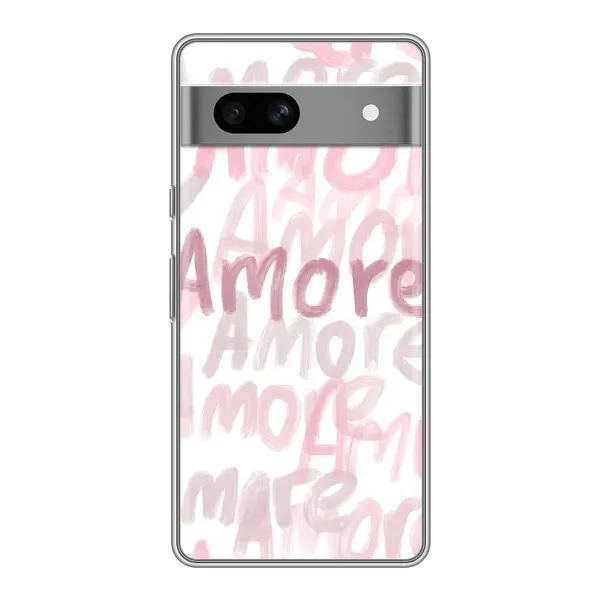 Чехол с принтом «Аморе любовь» для Google Pixel 7A