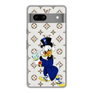 Чехли для Google Pixel 7A - Скрудж МакДак Louis Vuitton (PREMIUMPrint) (Макдак на стилі)