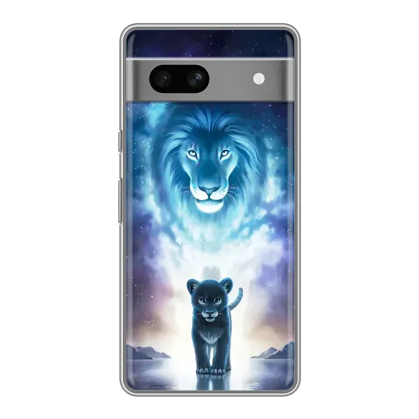 Чохол з принтом «Маленький лев» для Google Pixel 7A