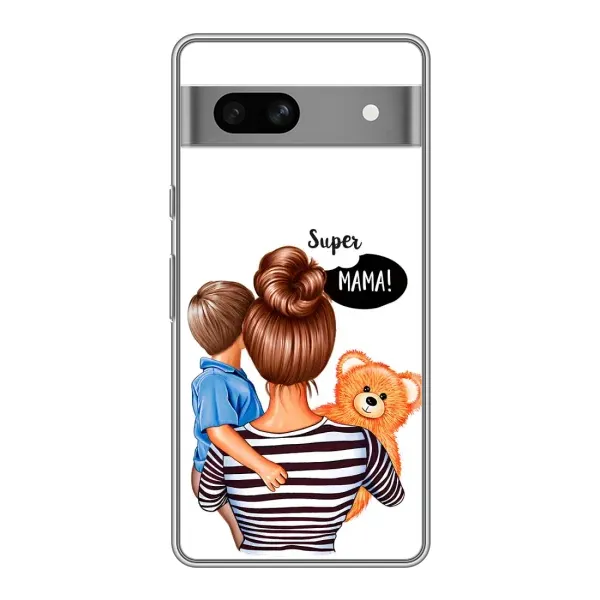 Чехол с принтом «Мама с сыном» для Google Pixel 7A Чехол с принтом «Мама с сыном» для Google Pixel 7A