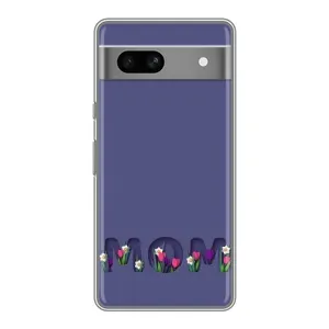 Чехлы для мамы на Google Pixel 7A (Мама в цветах)