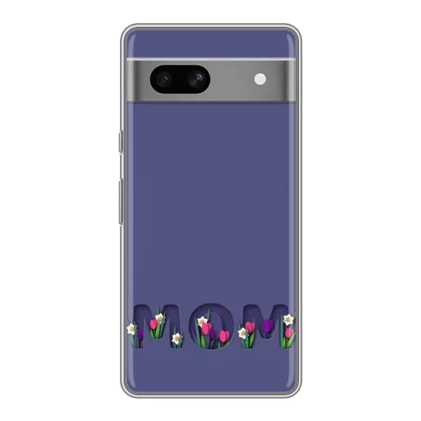 Чехол с принтом «Мама в цветах» для Google Pixel 7A Чехол с принтом «Мама в цветах» для Google Pixel 7A