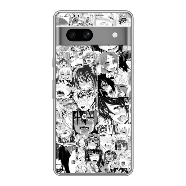 Чохол з принтом «Ahegao manga» для Google Pixel 7A