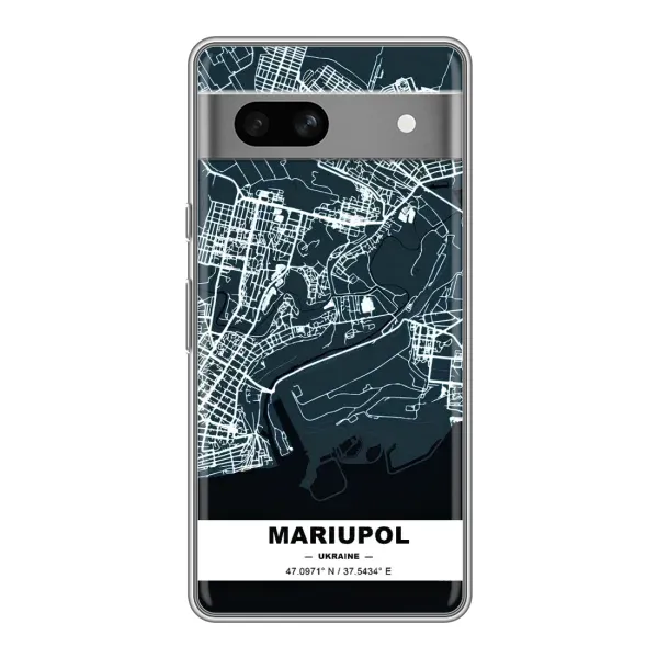 Чохол з принтом «Маріуполь» для Google Pixel 7A