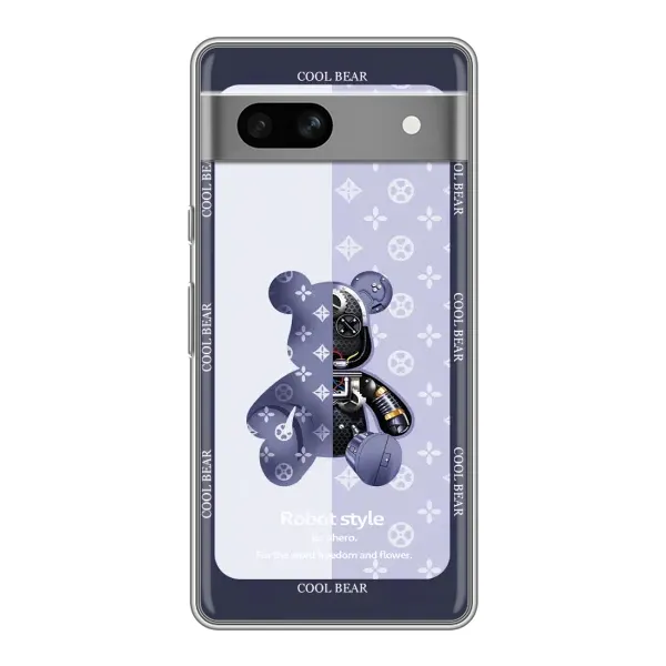 Чехол с принтом «Медвежонок LV» для Google Pixel 7A