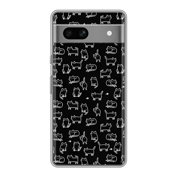 Чохол з принтом «Маленькі котики» для Google Pixel 7A