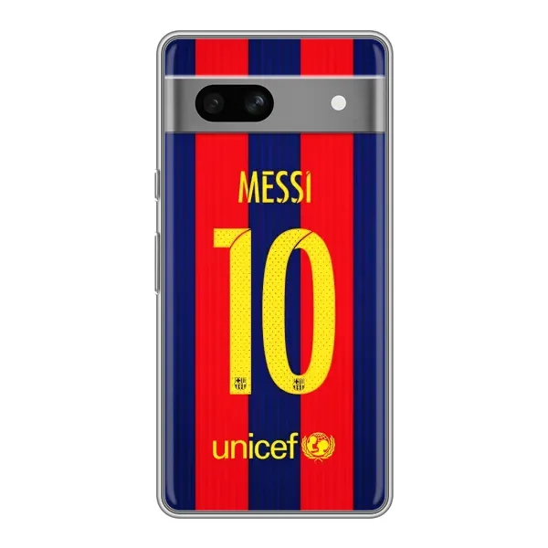 Чохол з принтом «Messi Barca 10» для Google Pixel 7A