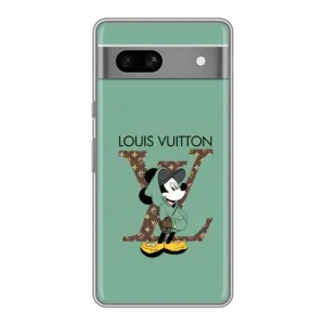 Чохли Луі Вітон для Google Pixel 7A (AlphaPrint - LOUIS VUITTON) (Міккі Маус LV)