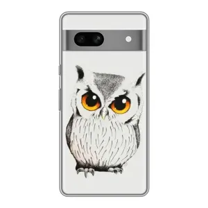 Чехол с птицами на Google Pixel 7A (VPrint) (Милая Сова)